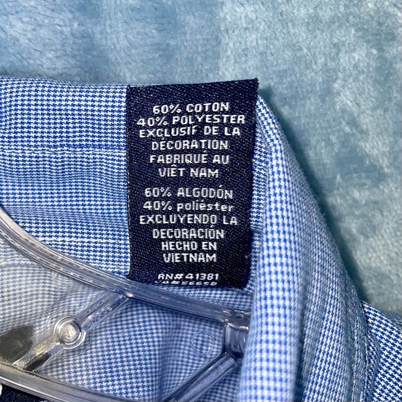 2 NWOT Ralph Lauren Chaps checked s/s button-front shirts/2 for less $ than 1 - Picture 6 of 10